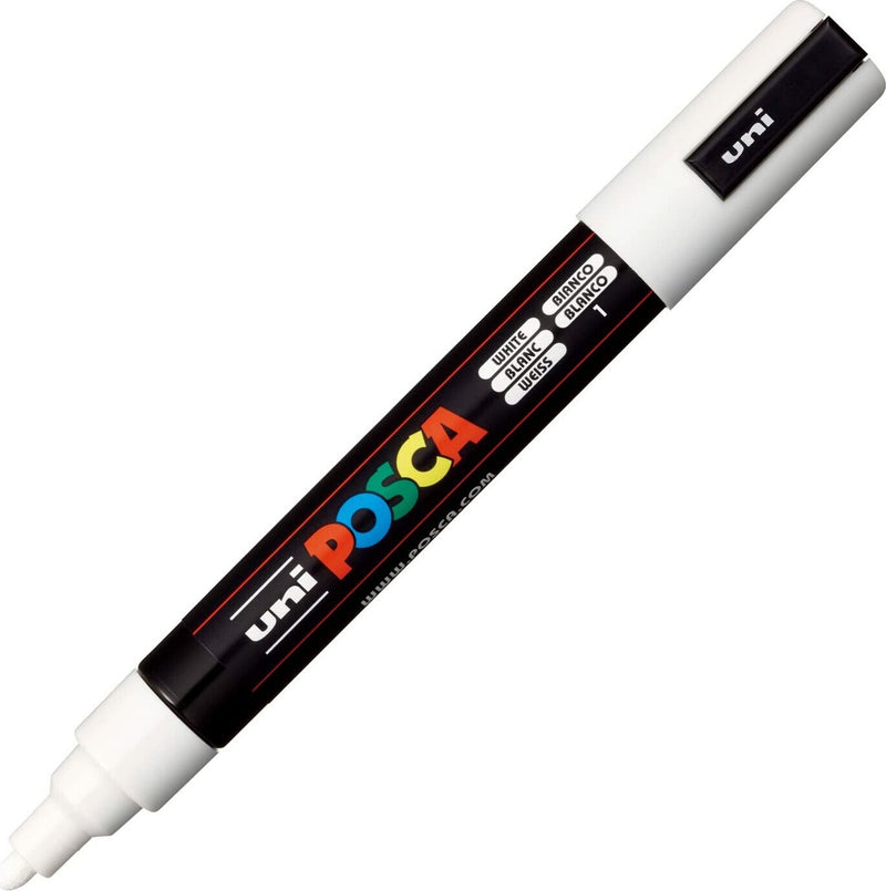 POSCA PC-5M Hvid 1 stk