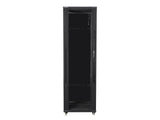 Lanberg FF01-8042-12B stativ 42U Fritstående reol Sort