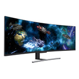 LC-Power LC-M49-DFHD-144-C-Q computerskærm 124,5 cm (49") 3840 x 1080 pixel UltraWide Full HD QLED Sort