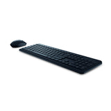 DELL KM3322W tastatur Mus inkluderet Kontor RF trådløst QWERTZ Tysk Sort