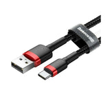 Baseus CATKLF-B91 USB-kabel 1 m USB A USB C Sort, Rød