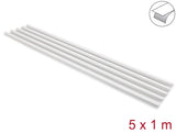 DeLOCK 22066 kabelorganisator Universel Kabelkanal Hvid 5 stk