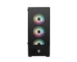 MSI MAG Forge 112R Midi Tower Sort, Transparent