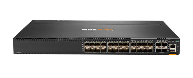 HPE Aruba Networking CX 6300M 24-port SFP+ and 4-port SFP56 Switch Administreret L3 Sort