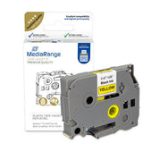 MediaRange MRBTZ631 print etiket Sort, Gul