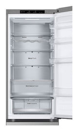 LG GBV5240CPY kombi-køleskab Fritstående 387 L Sølv