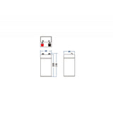 Green Cell AGM36 UPS batteri VRLA AGM 4 V 4,5 At