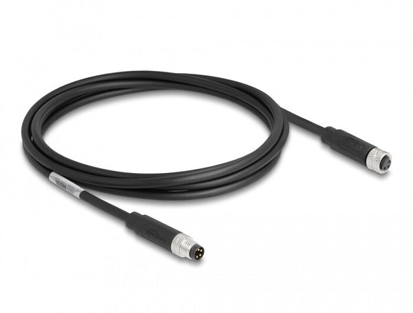DeLOCK 80143 sensor- & aktuatorkabel 2 m M8