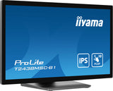 iiyama ProLite T2438MSC-B1 computerskærm 60,5 cm (23.8") 1920 x 1080 pixel Fuld HD LED Berøringsskærm Sort