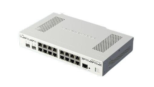 Mikrotik CCR2004-16G-2S+PC kabelforbundet router Hurtigt ethernet Hvid