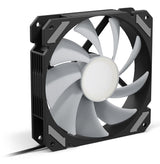 Sharkoon SHARK Mirror PWM RGB Computerkabinet Ventilator 12 cm Sort 1 stk