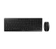 CHERRY Stream Desktop tastatur Mus inkluderet Kontor RF trådløst QWERTZ Schweizisk Sort
