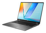 ASUS Vivobook 16 Flip TP3607AA-FLIP-DISSI4X Copilot+ PC Intel Core Ultra 9 386H Hybrid (2-i-1) 40,6 cm (16") Berøringsskærm WUXGA 32 GB LPDDR5x-SDRAM 1 TB SSD Wi-Fi 7 (802.11be) Windows 11 Pro Grå