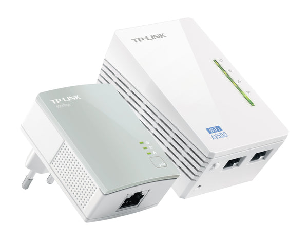 TP-Link TL-WPA4220 KIT Power Line netværksadapter 300 Mbit/s Ethernet LAN Wi-Fi Hvid 1 stk