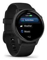 Garmin vívoactive 6 3,05 cm (1.2") AMOLED 42 mm Digital 390 x 390 pixel Berøringsskærm Sort Wi-Fi GPS (satellit)