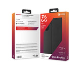 ZAGG Folio mobiltelefon etui 17 cm (6.7") Folie Sort