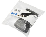 Deltaco Kabelsorteringssok i nylon, burrebånd, 1,8m, sort