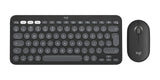 Logitech Pebble 2 Combo for Mac tastatur Mus inkluderet Universel RF trådløs + Bluetooth QWERTY US International Grafit