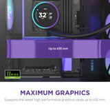 NZXT H9 Flow RGB+ Midi Tower Sort