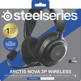 Steelseries Arctis Nova 3P Headset Trådløs Musik/hverdag Bluetooth Sort