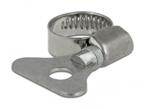 DeLOCK 19572 slangeklemme Rustfrit stål Slangeklemme med sommerfuglvrider