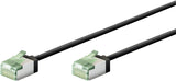 Goobay 74350 netværkskabel Sort 0,15 m Cat8.1 U/FTP (STP)