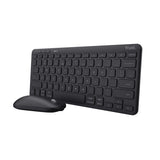 Trust Lyra tastatur Mus inkluderet Kontor RF trådløs + Bluetooth QWERTZ Tysk Sort