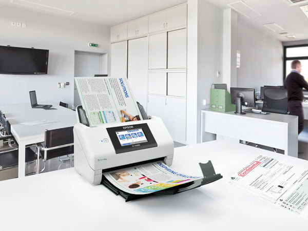 Epson WorkForce DS-790WN Skanner med papir-tilførsel 600 x 600 dpi A4 Sort, Hvid
