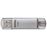 Hama C-Laeta USB-nøgle 32 GB USB Type-A / USB Type-C 3.2 Gen 1 (3.1 Gen 1) Sølv