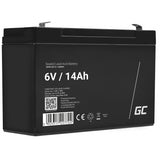 Green Cell AGM34 UPS batteri Blybatterier (VRLA) 6 V 14 At