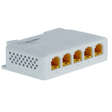 ALLNET 222870 Ikke administreret L2 Gigabit Ethernet (10/100/1000) Strøm over Ethernet (PoE) DIN rail Hvid