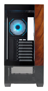 Cooler Master Elite 690 Wood Midi Tower Sort