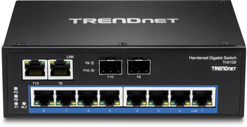 Trendnet TI-G102 netværksswitch Gigabit Ethernet (10/100/1000) Sort