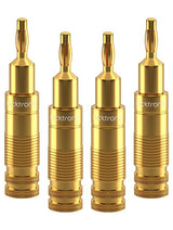 ClickTronic 53983 kabel kønsskifter Banana Terminal Guld