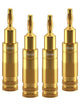 ClickTronic 53983 kabel kønsskifter Banana Terminal Guld