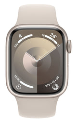 Apple Watch Series 9 41 mm Digital 352 x 430 pixel Berøringsskærm 4G Beige Wi-Fi GPS (satellit)