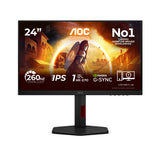 AOC G4 24G4ZR computerskærm 60,5 cm (23.8") 1920 x 1080 pixel Fuld HD LED Sort, Rød