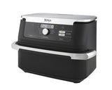 Ninja AF500EU frituregryde Dobbelt 10,4 L Enkeltstående 2470 W Varmluftsteger Sort, Rustfrit stål