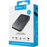 Sandberg Mag Wireless Powerbank 5000 ALU