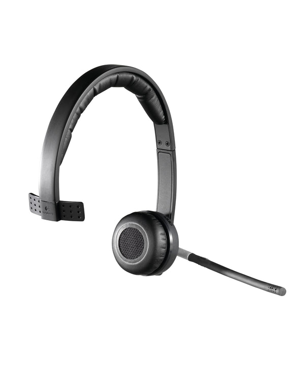 Logitech H820e Headset Trådløs Kontor/Callcenter Opladningsstativ Sort