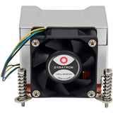 Inter-Tech Q-5 Processor Køleplade/køler 6 cm Sort, Sølv 1 stk