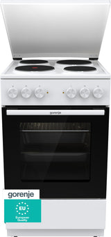 Gorenje GE5A23WH Fritstående komfur Elektrisk Forseglet plade Hvid