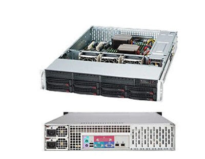Supermicro 825TQC-R802LPB Stativ Sort 800 W