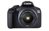 Canon EOS 2000D + EF-S 18-55mm f/3.5-5.6 IS II + EF 75-300mm f/4-5.6 III SLR kamerasæt 24,1 MP CMOS 6000 x 4000 pixel Sort
