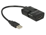 DeLOCK 62588 USB-kabel 0,15 m USB A Sort