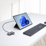 StarTech.com HB30C3A1GEA2 dockingstation Ledningsført USB 3.2 Gen 1 (3.1 Gen 1) Type-C Grå