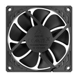 ARCTIC P8 Slim PWM PST Computerkabinet Ventilator 8 cm Sort 1 stk