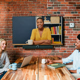Owl Labs "Owl Bar-videokonferencenhed – 4K-videokonferencebar med aktiv højttaler-fokus (tilføj en Meeting Owl 3 eller Pro for 360-graders dækning og automatisk kameraskift) "