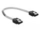 DeLOCK 85340 SATA-kabel 0,2 m SATA 7-pin Sort, Transparent