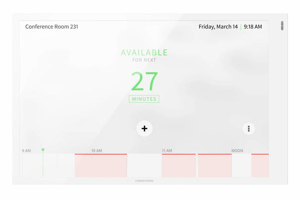 Crestron TSS-1070-W-S smart home central styreenhed Hvid